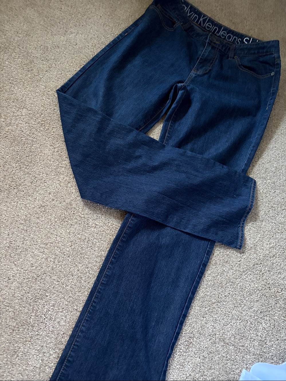 Calvin Klein Jeans Skinny - Dark Blue Stretch Denim